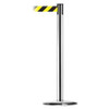 TENSABARRIER 889U-1P-1P-STD-NO-D4X-C BARRIER POST WITH BELT METAL 7-1/2 FT L