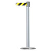 TENSABARRIER 889U-1S-1S-MAX-NO-D4X-C BARRIER POST WITH BELT METAL 13 FT L