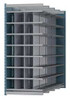 HALLOWELL AHDB28-96PB HALLOWELL CLOSED STYLE DEEP BIN SHELVING