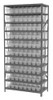 AKRO-MILLS AS1879048SC BIN SHELVING STEEL 36X18X79 80 BINS CLR