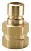 PARKER BPN251F COUPLER NIPPLE 1/8-27 1/4 IN BODY BRASS
