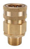 SNAP-TITE BVHC4-4M COUPLER BODY 1/4-18 BODY BRASS