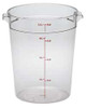 CAMBRO MANUFACTURING CARFSCW8135 ROUND CONTAIN. USE LID 4UKC1 PK 12