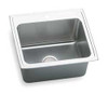 ELKAY DLR2522123 DROP-IN SINK WITH FAUCET LEDGE 25 IN L