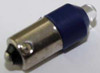 EATON E22LED120BN MINIATURE LED BULB,T3-1/4,BLUE,0.72W