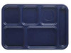CAMBRO MANUFACTURING EABCT1014186 G4173 TRAY W/ COMPARTMENTS 10X14 NAVY BL