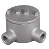 APPLETON ELECTRIC GRL200-A CONDUIT OUTLET BOX HAZLOC L 2 HUB ALUM