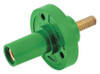 HUBBELL HBL15FRSGN RECEPTACLE STUD GRN FEMALE TAPER