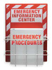 BRADY SPC ABSORBENTS IC326E EMERGENCY INFORMATION CENTER 4-1/2 IN D