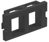 HUBBELL IM2K1BK ISTATION MODULE 2 PORTS BLACK UNLD