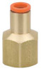 SMC KQ2F07-35A FEMALE ADAPTER 1/4 IN. TUBEXFNPT