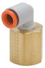 SMC KQ2LF13-37A FEMALE ELBOW 90 DEG 1/2 IN TUBEXFNPT