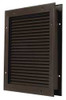 NATIONAL GUARD L-700-BFDKB-24x12 LOUVER NO VISION DK BRONZE 24 X 12