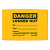 IDESCO LMBBT127AAC PADLOCK LABEL 1-5/8INHX1-1/2INW PK25