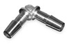 ELDON JAMES LO-3SS ELBOW 90 DEG 3/16 IN BARBED 316L SS