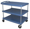 METRO MY2636-35BU CART UTILITY 26X36" 3 SHELF POLYMER BLU
