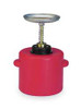 EAGLE P-714 PLUNGER CAN 1 GAL. POLYETHYLENE RED