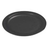 CARLISLE PCD20903 NARROW RIM PLATE 9 IN BLACK PK 48
