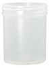 QORPAK PLA-03347 JAR 240ML PLASTIC WIDE PK168