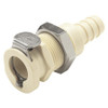 COLDER PRODUCTS CORPORATION PLCD1600612 COUPLER POLYPROPYLENE GRAY PUSH IN