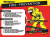 ACCUFORM SIGNS PST413 POSTER WORKPLACE FIRE PREVENTION 18 X 24