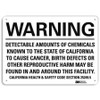 LYLE U6-1051-RA_10X7 WARNING SIGN BLACK/WHITE 7 IN H TEXT