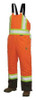 WORK KING S79811-XL-FLOR G7411 HI-VIS INSULATED BIBS FLO ORANGE X