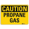 LYLE U4-1608-RA_14X10 SAFETY SIGN PROPANE GAS 10IN H X 14IN W