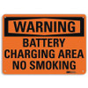LYLE U6-1036-RA_14X10 WARNING NO SMOKING SIGN 10IN H X 14IN W