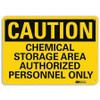 LYLE U4-1117-RA_10X7 SAFETY SIGN ATHRZD PERSONNEL ONLY 7IN.H