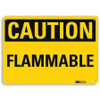 LYLE U4-1310-RA_10X7 SAFETY SIGN FLAMMABLE 7IN.H