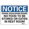 LYLE U5-1218-RA_14X10 NOTICESIGN RECYCLDREFLECALUM 14INWX10INH