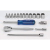 WILLIAMS WSM-15HF 1/4 DR SKT/TOOL SET 15-PC               