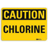LYLE U4-1122-RA_14X10 SAFETY SIGN CHLORINE 10IN.H