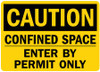 LYLE U4-1140-RD_10X7 SAFETY SIGN CONFINED SPACE 7IN.HX10IN.W