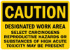 LYLE U4-1163-RA_10X7 SAFETY SIGN CARCINOGENS SUBSTANCES 7IN.H