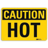 LYLE U4-1424-RA_14X10 SAFETY SIGN HOT 10IN.H