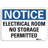 LYLE U5-1170-RA_14X10 NOTICESIGN RECYCLDREFLECALUM 14INWX10INH