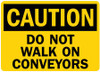 LYLE U4-1209-RD_7X5 SAFETY SIGN DO NOT WALK 5IN.H