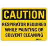 LYLE U4-1626-RA_14X10 SAFETY SIGN RESPIRATOR REQUIRED 10 IN H