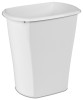 STERILITE CORP 10528006 WASTEBASKET RECT WHT 5.5 GAL