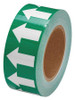 BRADY SPC ABSORBENTS 106171 PIPE MARKING TAPE,GRN,2IN W,90FT ROLL L