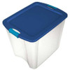 STERILITE CORP 14489604 TOTE LTCH/CRY CLR/TRU BLUE 26G