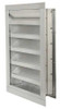 DAYTON 20UA82 INTAKE LOUVER FIXED DRAINABLE 36H X 60W