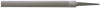 APEX TOOL GROUP 21858N 10" HALF ROUND BASTARD FILE W/O HANDLE