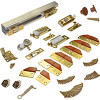 L.E. JOHNSON PRODUCTS 100FD484 BI-FOLD DR 4-PNL HDWR SET 48IN