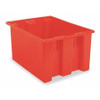 AKRO-MILLS 35230RED NEST AND STACK CONTAINER,23-1/2 IN L,RED