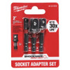 MILWAUKEE ELECTRIC TOOLS 48-32-5033 SOCKET ADAPTER 3PC SET        