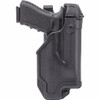 BLACKHAWK 44E000BK-L LIGHT BEARING DUTY HOLSTER LH GLOCK