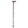 DMI 502-1351-9909 ADJUSTABLE CANE DERBY-TOP WOOD FLORAL
